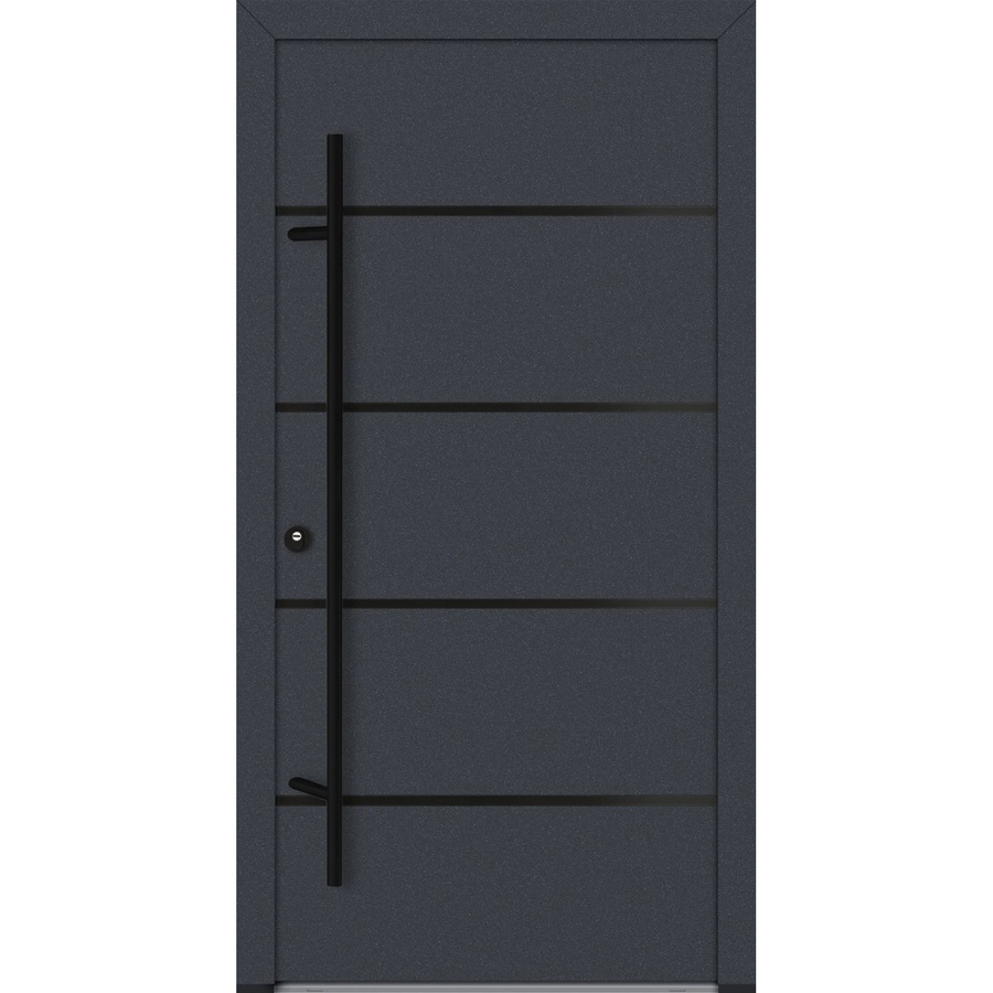 FM Türen AS68 Modell 22 Innenbeschläge Set in Anthrazit, Ausführung Links, B: 100 cm, H: 200 cm - Bild 2