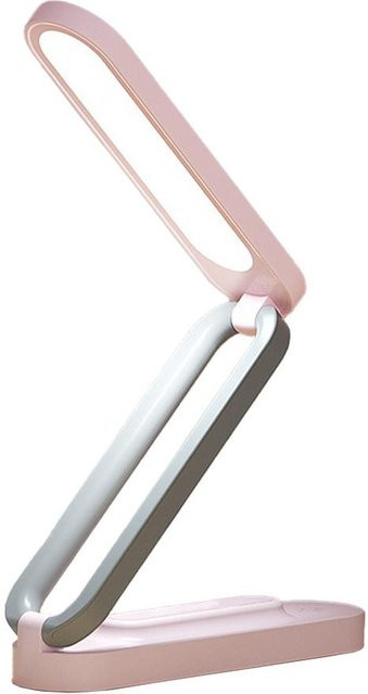 TOMTOP JMS LED Schreibtischlampe in Rosa, dimmbar und wiederaufladbar, faltbare Tischleuchte für Home Office und zum Lesen - Bild 1