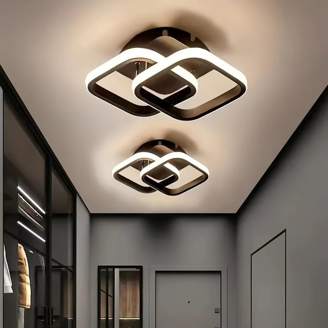 SUNMEIYI Moderne Quadratische Einbauleuchte in Weiß für Wand und Decke mit Up-and-Down-Beleuchtung - Bild 1