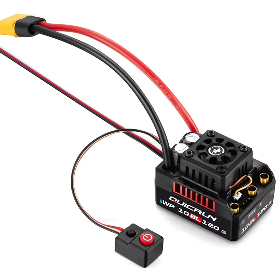 Hobbywing QUICRUN WP 10BL120 G2 ESC, Speed Controller, 120A, 2-4S Lipo, bürstenlos, sensorless - Bild 4