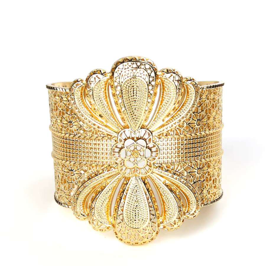 Sun spicems Armreif Manschette, Gold, Damen, Vintage - Bild 2