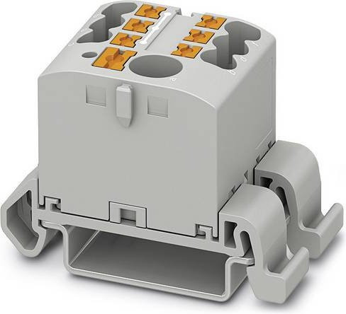 Phoenix Contact Verteilerblock 3273198 Zugfeder Grau 10 Stück Breite: 25,2 mm - Bild 1