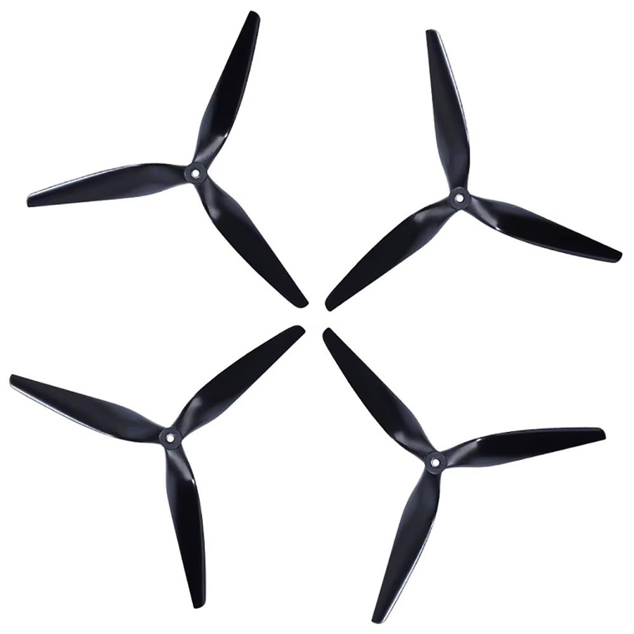 HQProp Macroquad Propeller, 3-Blatt, Schwarz, Kunststoff - Bild 4