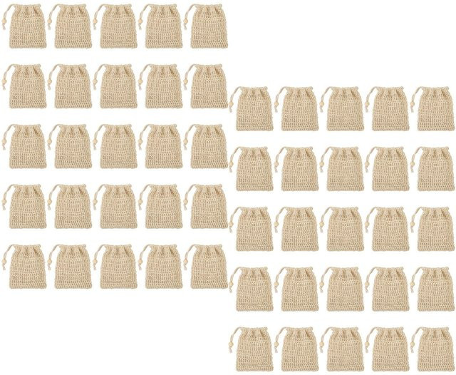 Koogeelife Seifenbeutel Set, 50 Stück, Weiß, Unisex - Bild 1