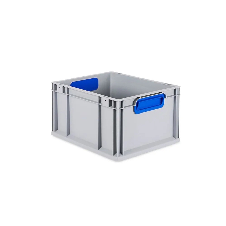 PROREGAL Eurobox Nextgen Color Transportbox mit Griffen, Blau, H x B x T: 22 x 30 x 40 cm, 20 Liter - Bild 2