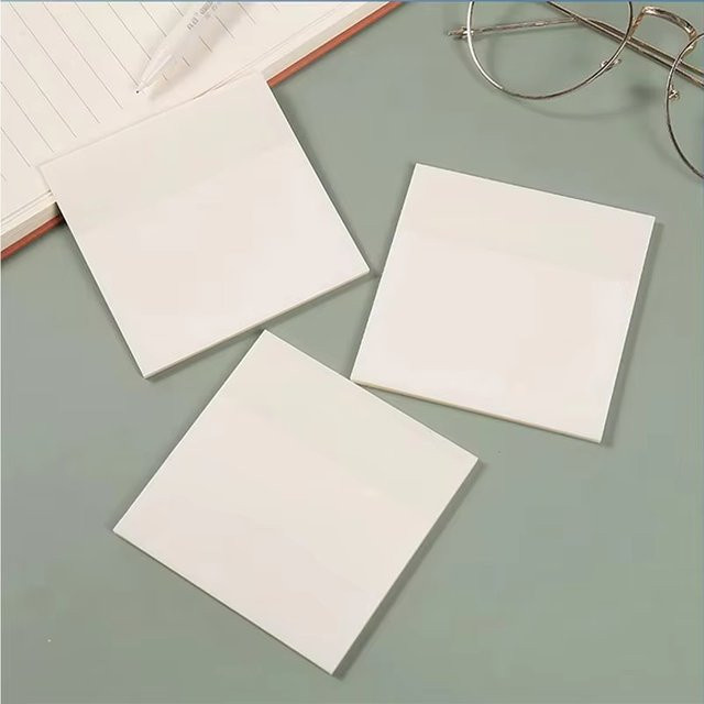 Transparente Haftnotizen Post-it Notizblock für Schule und Büro, 50 bis 150 Blatt, Blanko - Bild 1
