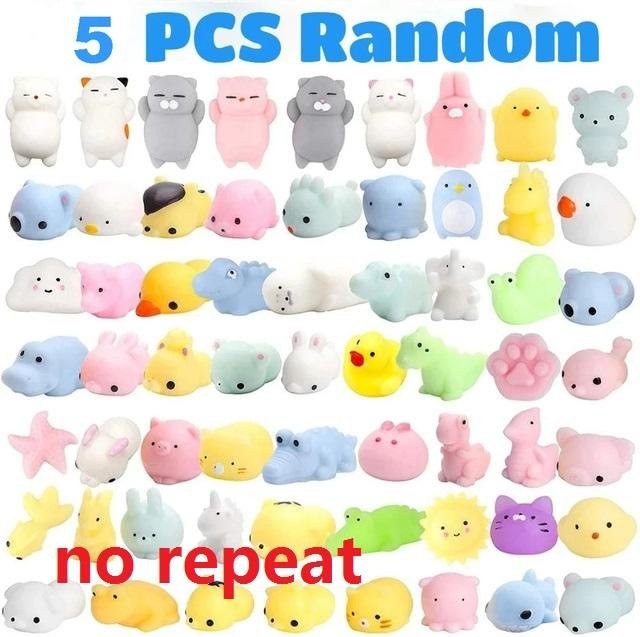 Fashnics Kawaii Squishies Mochi Animal Squishy Spielzeug, 50-55 Stück - Bild 1