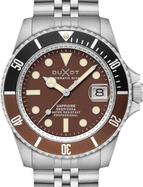Duxot Herrenuhr Automatik, Edelstahl, 42 mm, 20 ATM - Bild 1