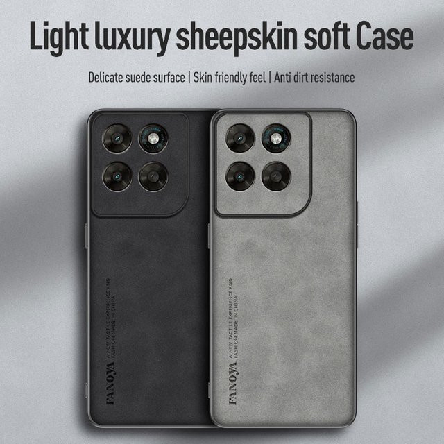 Luxuriöse Business-Schafslederhülle für Motorola Moto G85 G55 G15 Edge 70 Ultra Fusion in Schwarz, stoßfeste und schlanke Handyhülle - Bild 1