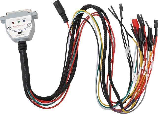 YOSOO ECU Bench Kabel DB25 mit 3 LED-Leuchten und Schalter für SM2 PRO J2534 VCI Read Write ECU BATT VCC KLINE CAN-L in Multicolor - Bild 1