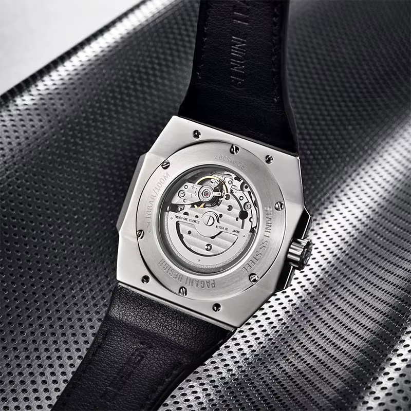 Pagani Design Armbanduhr, Automatik, Edelstahl, Blau, Herren - Bild 5