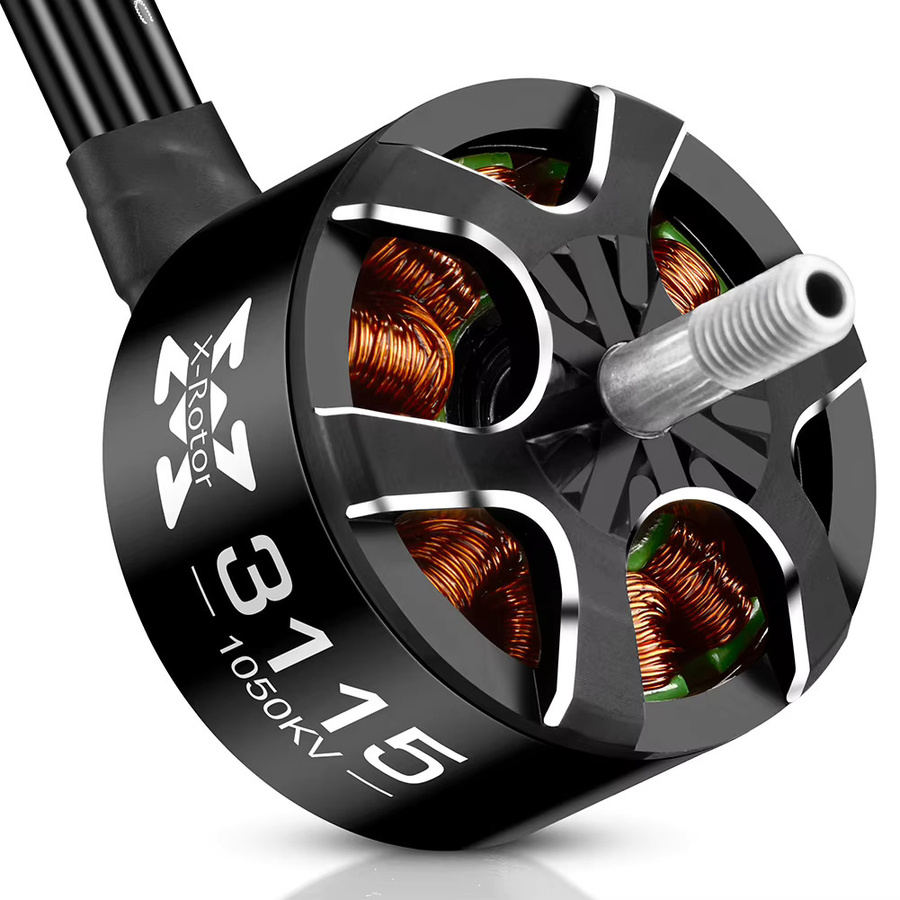 Hobbywing XRotor Brushless Motor, 4-teiliges Set, Metall, Schwarz - Bild 2