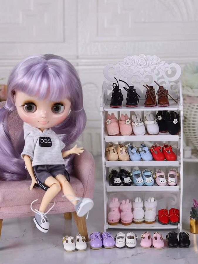 DBS Schuhe für 20 cm hohe Middie Blyth Puppe, süße Stiefel, Anime OB11, Zubehör - Bild 2