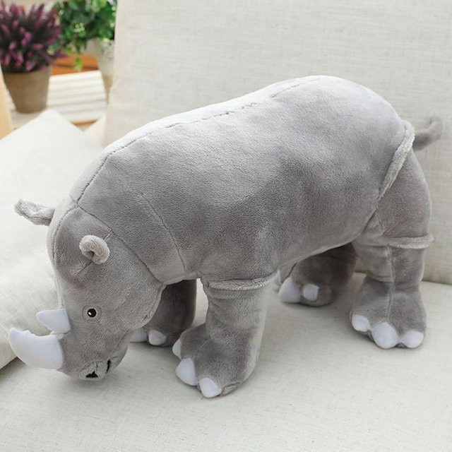 Yiran toy Nashorn Plüschtier, 40cm, ab 14 Jahre - Bild 1