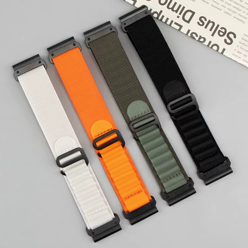 Garmin Uhrenarmband Nylon, Schwarz, Unisex - Bild 3