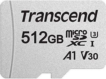 Transcend Premium 300S microSDXC-Speicherkarte 512GB, UHS-I U3, V30, A1 mit Adapter - Bild 2