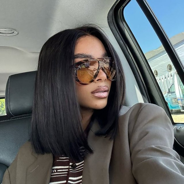 OYM HAIR Bob Perücke, kurz, glatt, Damen - Bild 1