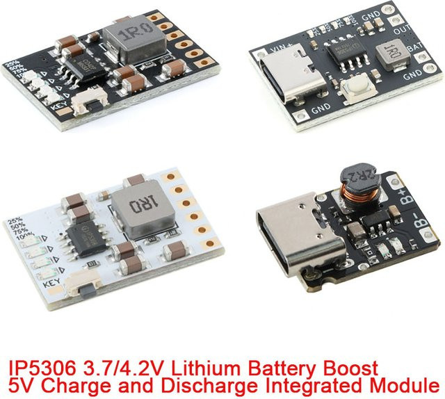 MH-CD42 DC 5V 2A Mobile Power DIY Modul mit Lade- und Entladeschutz sowie Anzeigetafel für 4.2V 3.7V Lithium-Batterien - Bild 1