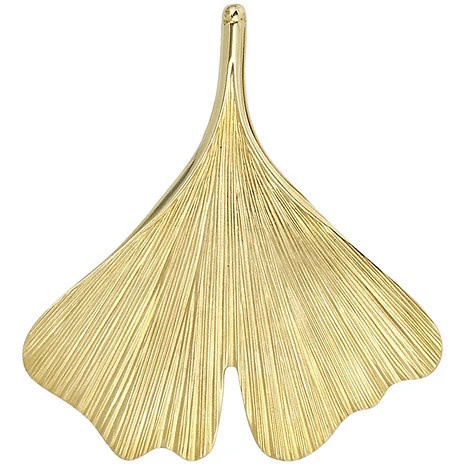 Colfem Anhänger Ginkgo, 375 Gelbgold, Unisex - Bild 1