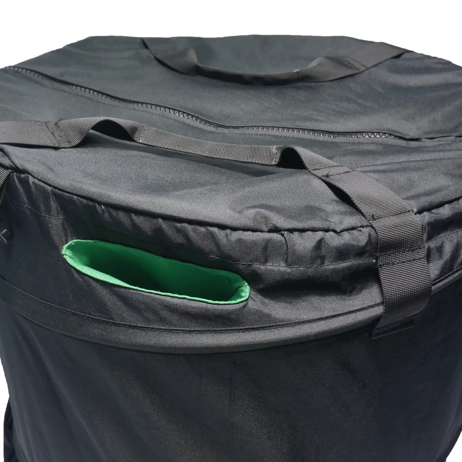 Trimmtasche 20'' Trockenschneider in Schwarz als tragbarer Arbeitsplatzbehälter und Hydrokulturzubehör mit Sammeltasche zum Trimmen und Sortieren - Bild 3
