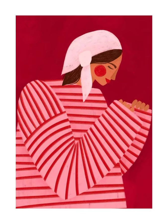 Modernes Poster S-Sofia Lind Art von Einfachheit in Multicolor als Wandkunst für dein Zuhause oder Büro - Bild 7