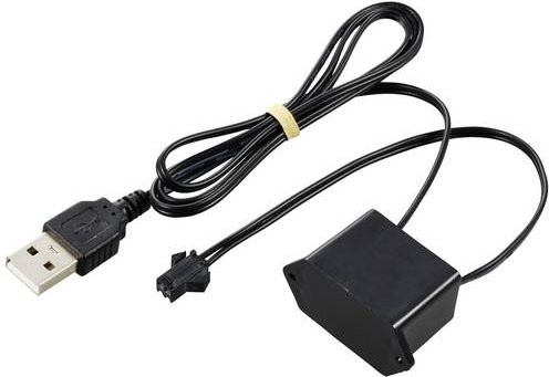 TRU COMPONENTS EL-Inverter 5 V/DC Schwarz L x B x H: 40 x 18 x 23 mm - Bild 1