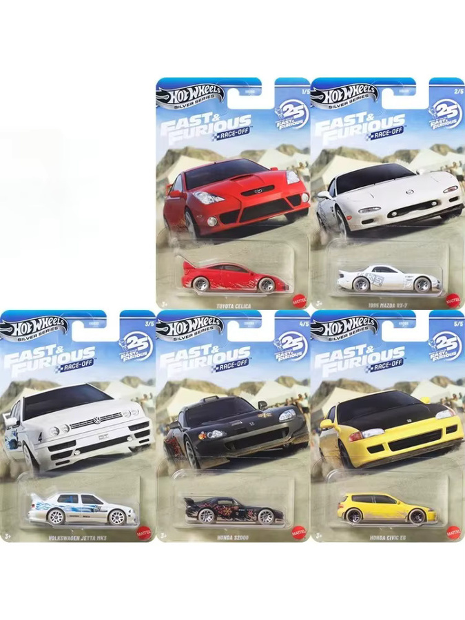 Hot Wheels Fast & Furious Honda Civic, Spielzeugauto, 1:64, ab 3 Jahren - Bild 2