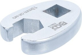 BGS Hahnenfußschlüssel aus Chrom-Molybdän-Stahl mit 3/8 Zoll Innenvierkant-Antrieb und 13 mm Schlüsselweite in Silber - Bild 1