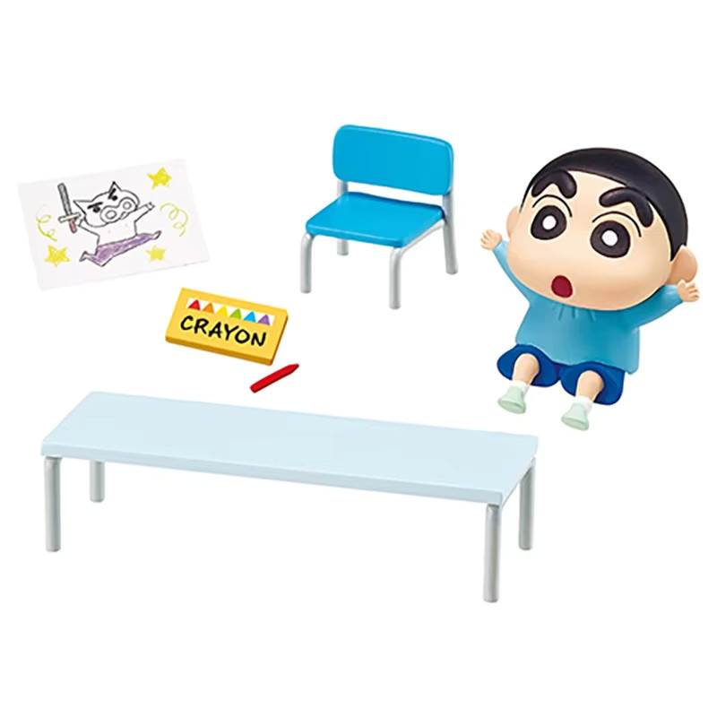 RE-MENT Crayon Shin Chan Futaba Kindergarten Blind Box Sammelfiguren Mini Szene Serie in Multicolor - Bild 2