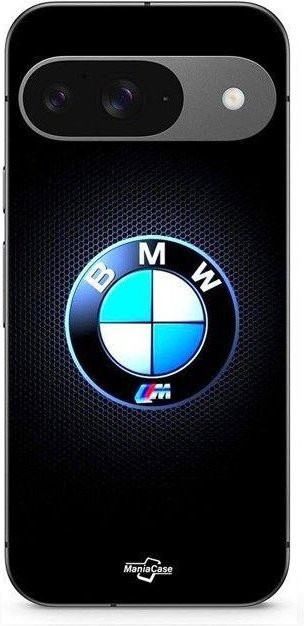 Schutzhülle für Google Pixel 9 mit BMW Logo in Carbon-Optik, Schwarz - Bild 1
