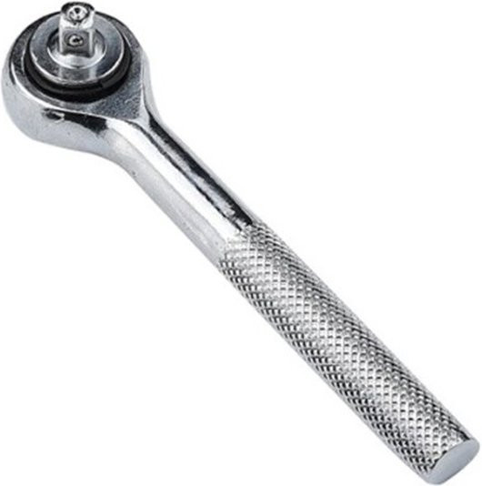 Vibratite Ratsche mit hohem Drehmoment und Schnellverschluss, Vierkant-Schlüssel in Silber - Bild 1