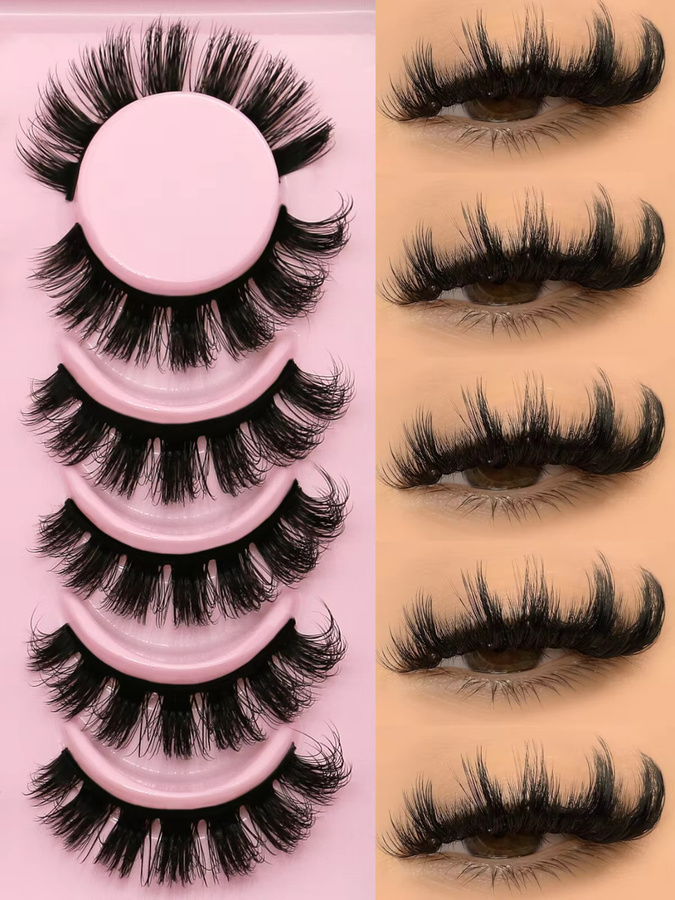 Veltrinay Falsche Wimpern, 3D-Nerzwimpern, natürlicher Look - Bild 5