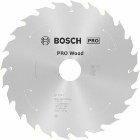 Bosch Hartmetall Kreissägeblatt Standard for Wood für Akkusägen, Durchmesser: 190 mm, Bohrung: 30 mm, 24 Zähne - Bild 3