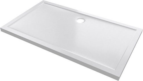 Aurlane Duschwanne Pure Rechteck Weiß B/T: 140 x 80 cm - Bild 2