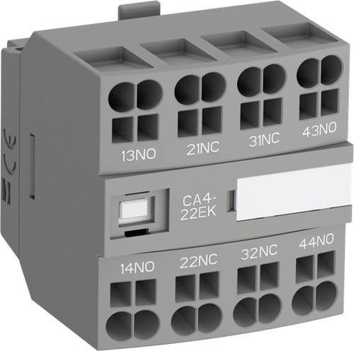 ABB CA4-04MK Hilfsschalterblock mit 4 Öffnern in Grau - Bild 1