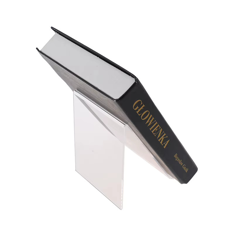 Transparenter Acryl Buchständer als vertikaler Display-Halter und Organizer für Bücher und Magazine - Bild 3
