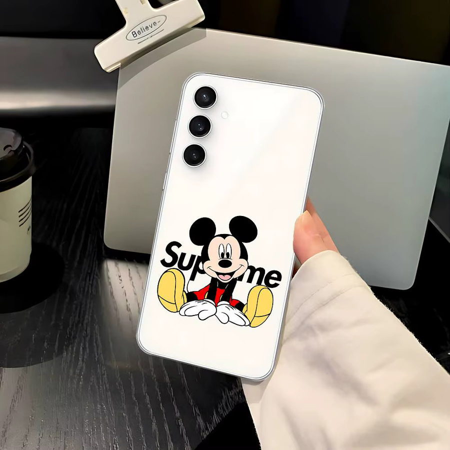 M-Mickey M-Mouse Handyhülle für Samsung Galaxy S21 S22 S23 S24 S25 Ultra FE Plus 5G A52S Transparent - Bild 3