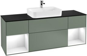 V&B Waschtischunterschrank Finion in Weiß lackiert, B/T: 160 x 50,1 cm - Bild 1