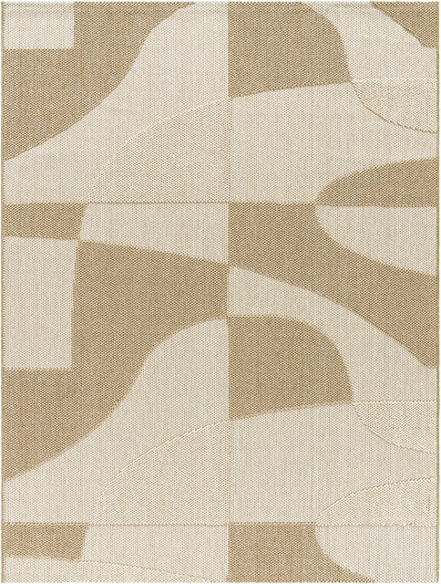 In- & Outdoor-Teppich Bali in Creme mit geometrischem Muster, B/T: 80 x 150 cm - Bild 1