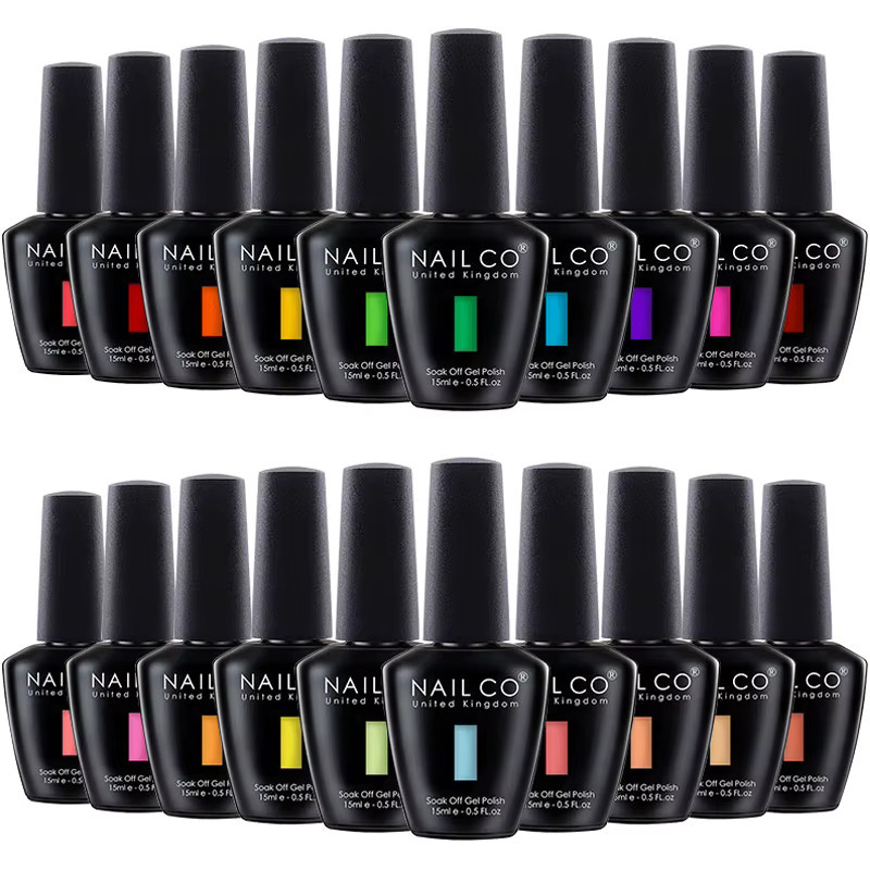 NAILCO Gel-Nagellack, Transparent, 15 ml - Bild 4