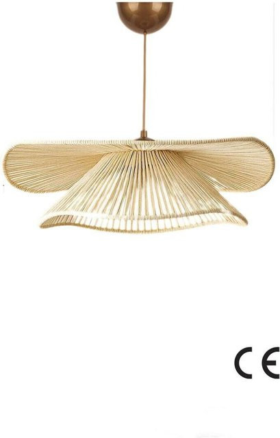 Opviq Pendelleuchte Duvela in Beige mit E27 Fassung, Höhe: 52 cm, Breite: 50 cm, Tiefe: 50 cm - Bild 1