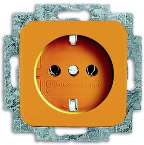 ABB Geräteeinsatz Steckdose IP20 in Orange - Bild 1