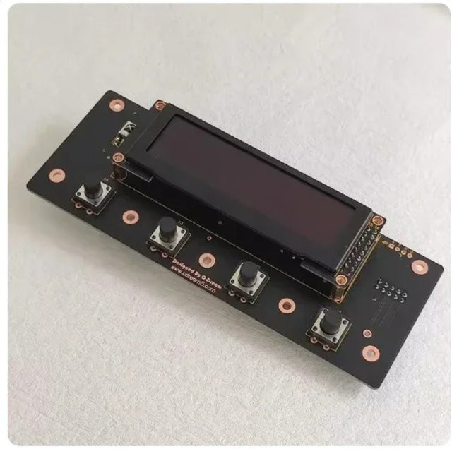Tda1541 DAC Treiber mit Digital Display und Taster Board in Schwarz - Bild 1