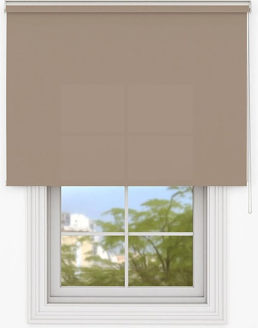 Deco-Raum Tageslicht-Rollo Basic GL semi-transparent in Cappuccino, Breite: 80 cm, Höhe: 150 cm - Bild 1