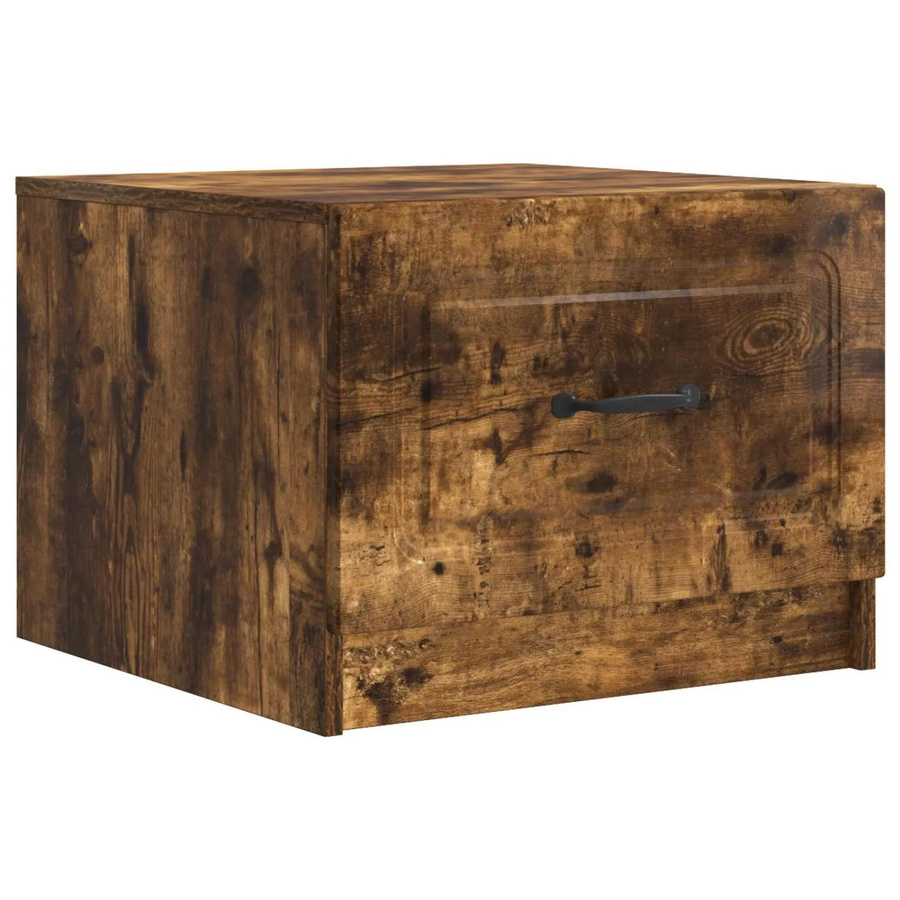 vidaXL Couchtisch aus Holzwerkstoff in Geräucherte Eiche, modern und quadratisch, B/T/H: 49 x 50 x 37 cm - Bild 2