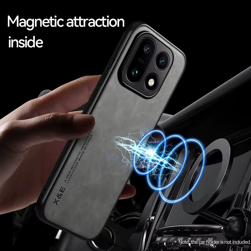 Stoßfeste Magnetische Schutzhülle für OnePlus 15 13 13R 13T ACE6 6T und Nord5 CE5 mit Auto-Halterung in Blau und Grau - Bild 3