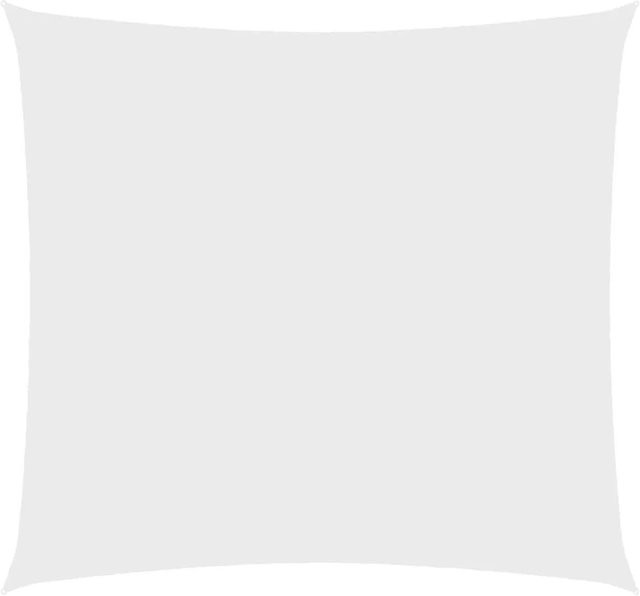 Furnicato Sonnensegel aus Oxford-Gewebe quadratisch in Weiß, B x B: 5 x 5 m - Bild 1