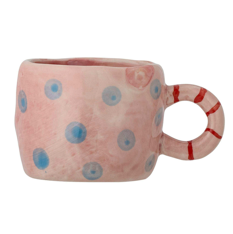 Bloomingville Mini Nini Becher aus Keramik in Rosa, 100 ml - Bild 1