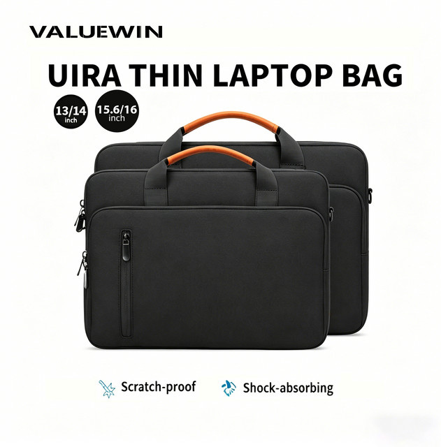 Stoßfeste Laptop-Schutzhülle für 14 und 16 Zoll in Schwarz für MacBook Pro, Surface, Lenovo, HUAWEI, ASUS, HP und Acer - Bild 1