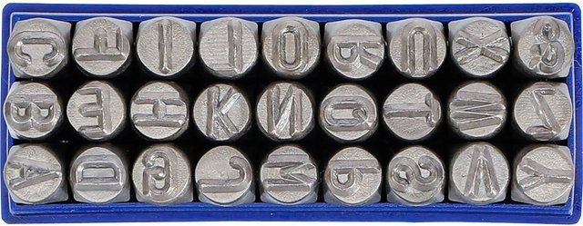 BGS Einschlagbuchstaben aus Stahl 8 mm - Bild 2
